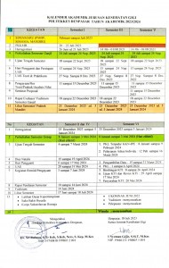 KALENDER AKADEMIK